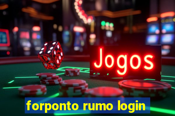 forponto rumo login